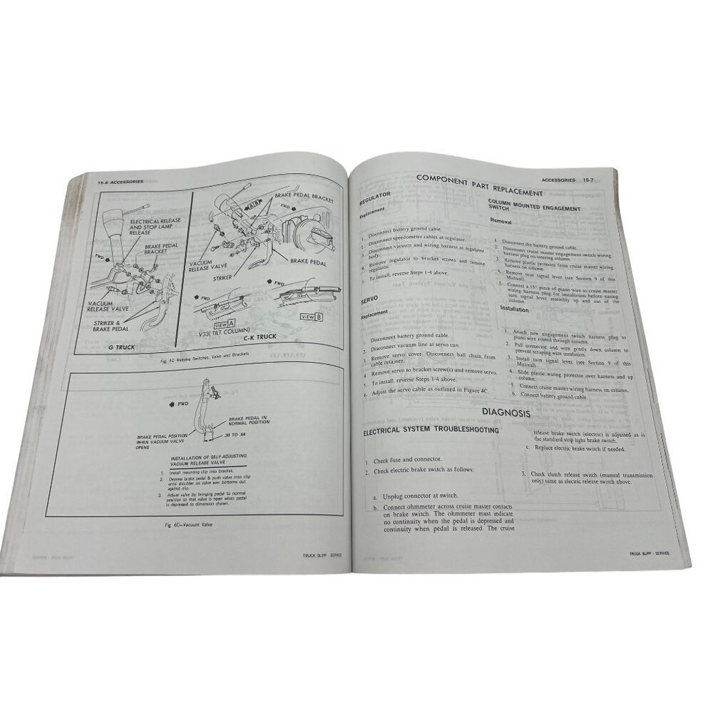 1975 Chevrolet Light Duty Truck Service & Overhaul Manual Supplement ST 330-75 - Picture 7 of 9